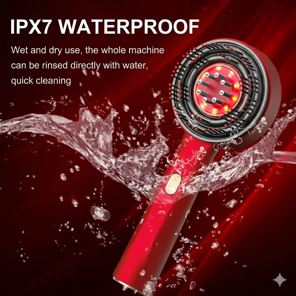 Red Light Therapy Scalp Massager Hair Comb