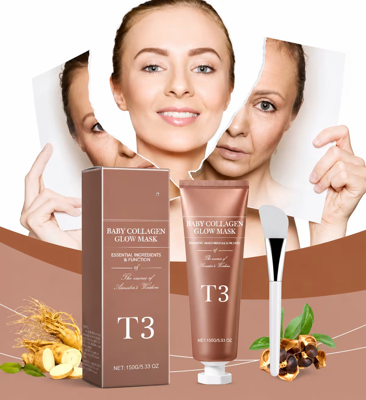 T3 Baby Collagen Face Mask