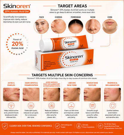 Skinoren Azelaic Acid 20% Cream