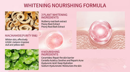 niacinamide body double tube whitening cream