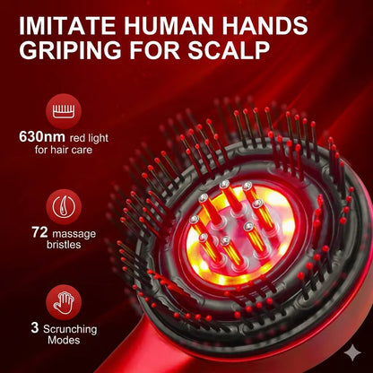 Red Light Therapy Scalp Massager Hair Comb
